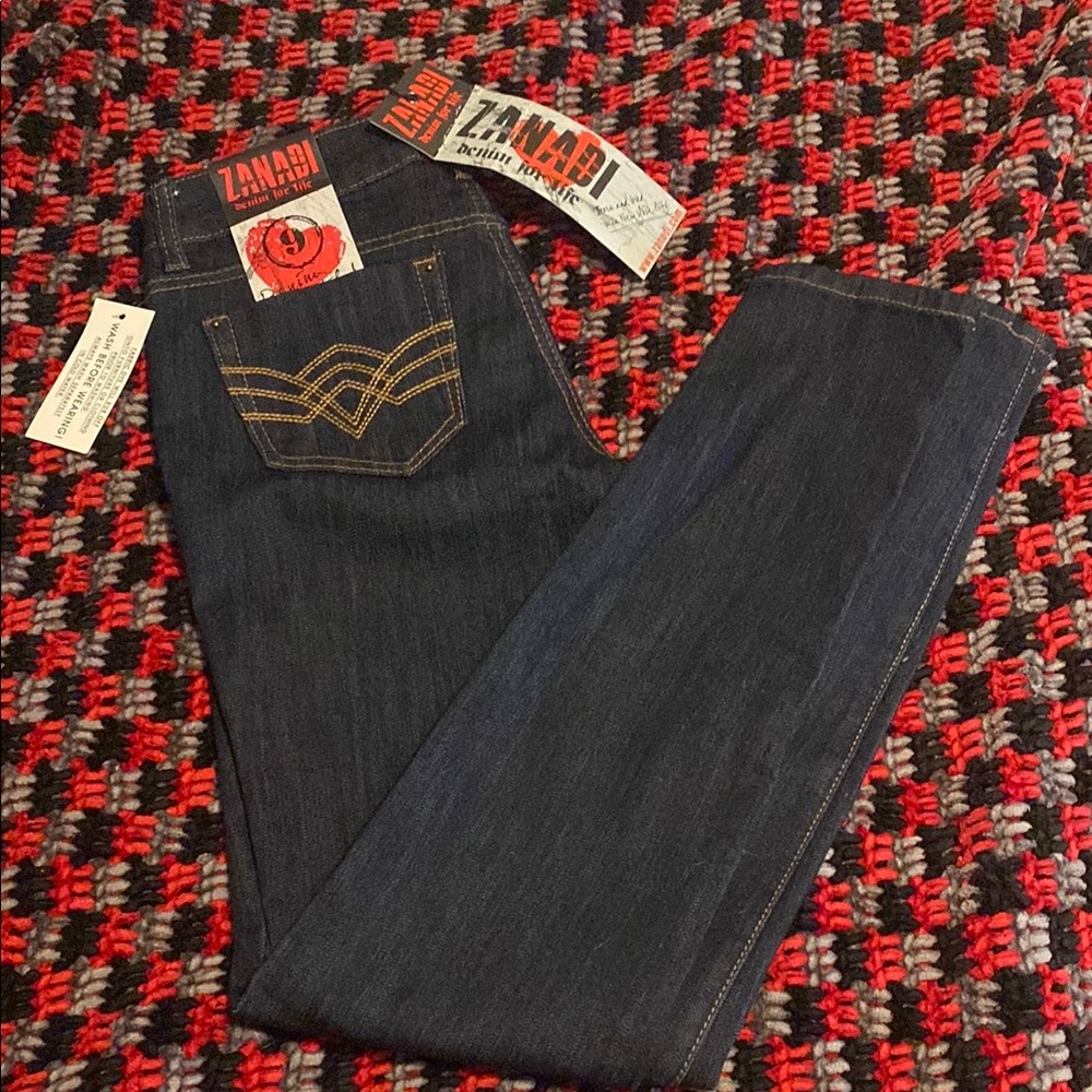 Zanadi Navy Jeans Size 9 NWT
